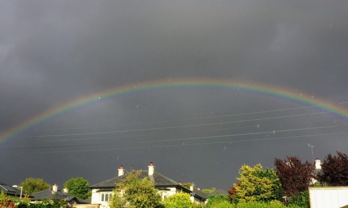 Rainy Day in Killarney Rainbow
